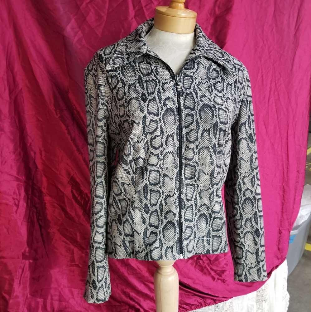 Y2K Snakeskin Blazer